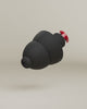 Alpine Formula 1® Earplugs product animation, 3D render of a black earplug with red filter