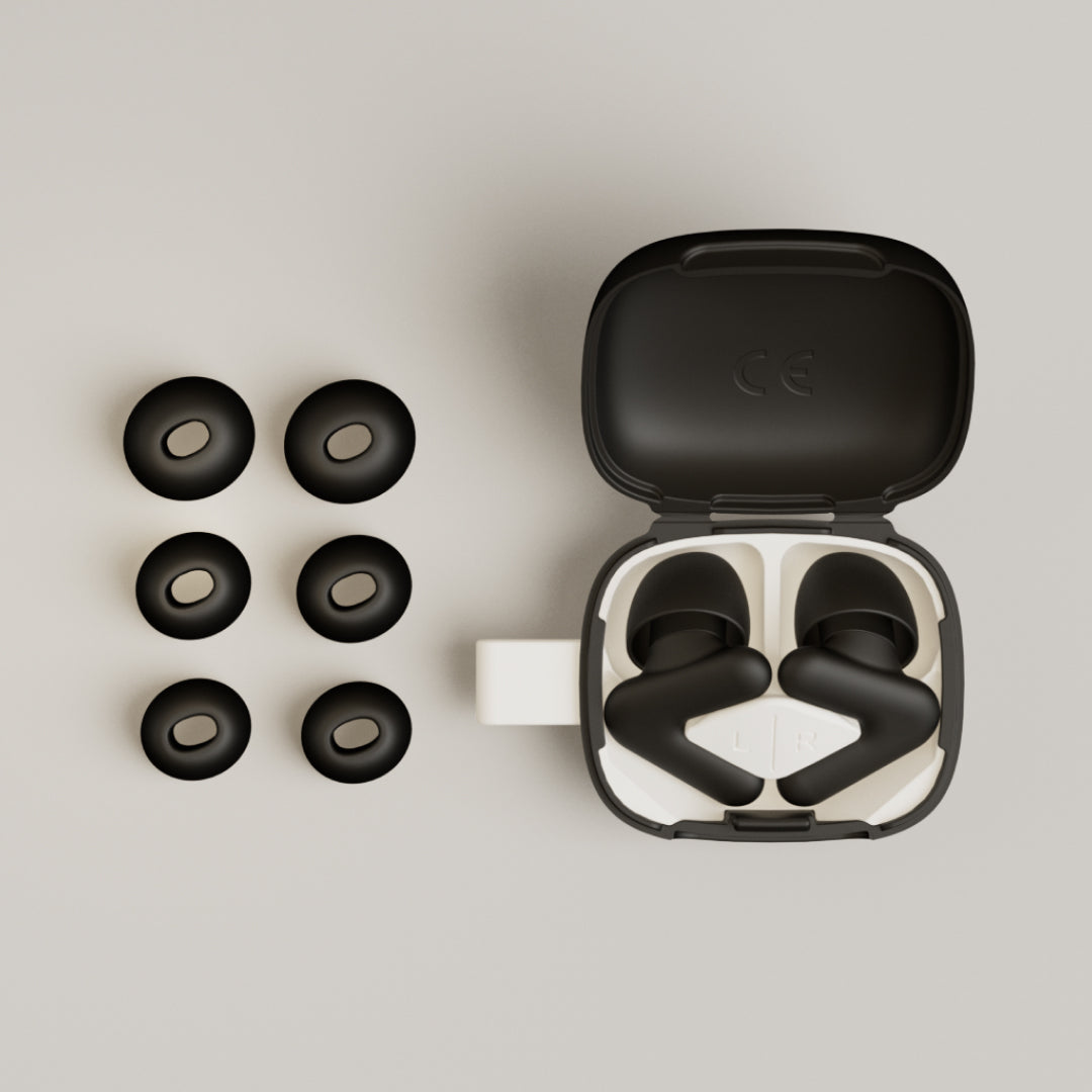 Alpine Silence in black with tip sizes and case 